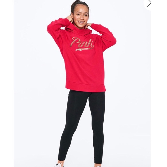 PINK Victoria's Secret Sweaters - Victoria’s Secret PINK BLING PULLOVER & LEGGING